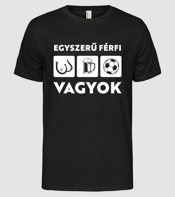  minta fekete pólón