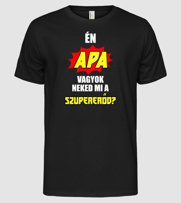  minta fekete pólón