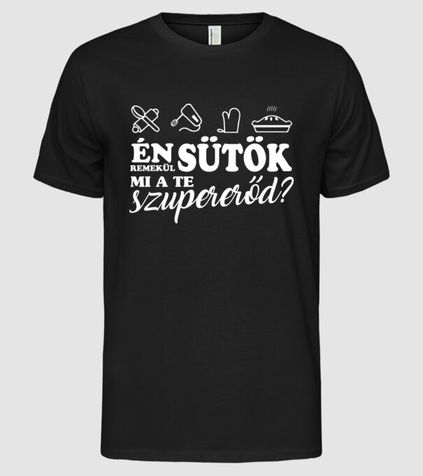  minta fekete pólón