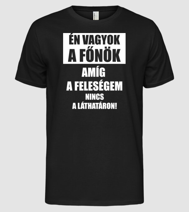  minta fekete pólón