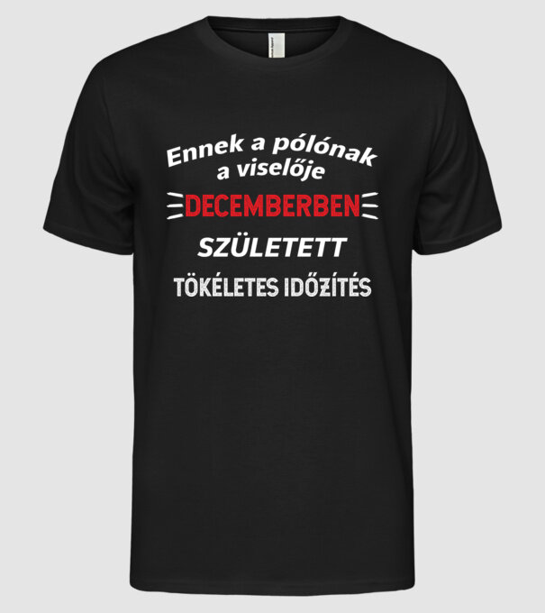  minta fekete pólón