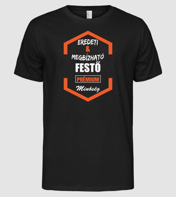 minta fekete pólón