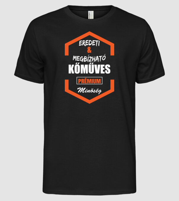  minta fekete pólón