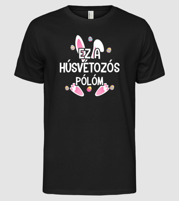  minta fekete pólón