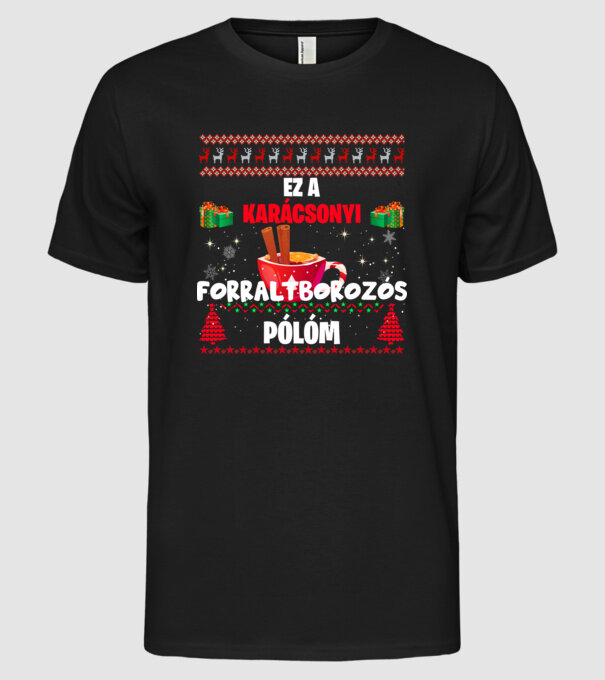  minta fekete pólón