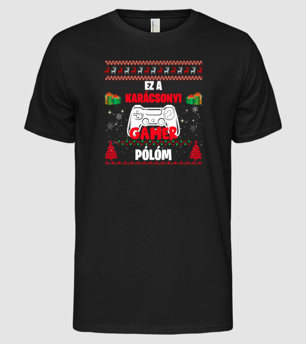  minta fekete pólón