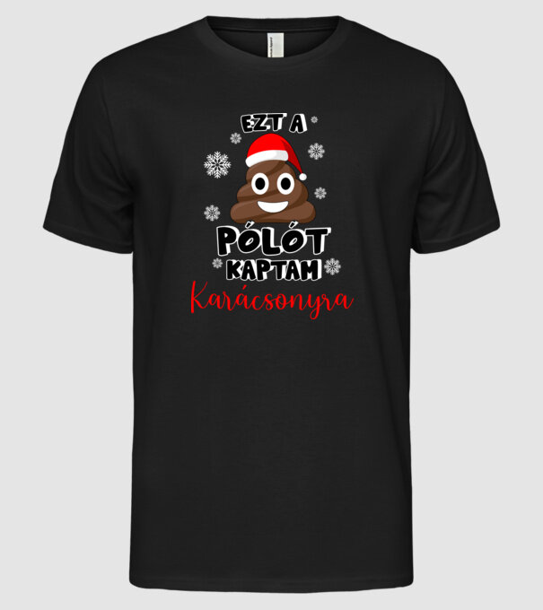  minta fekete pólón