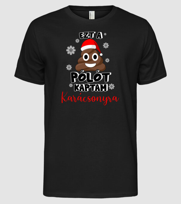 minta fekete pólón