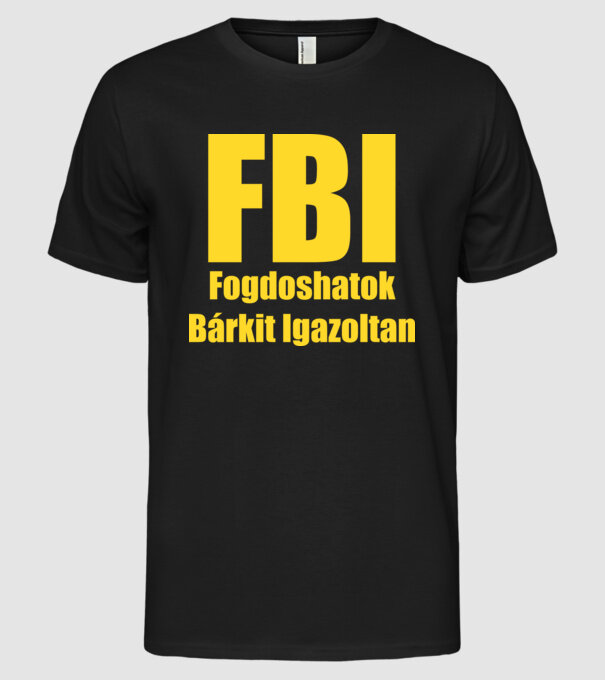  minta fekete pólón