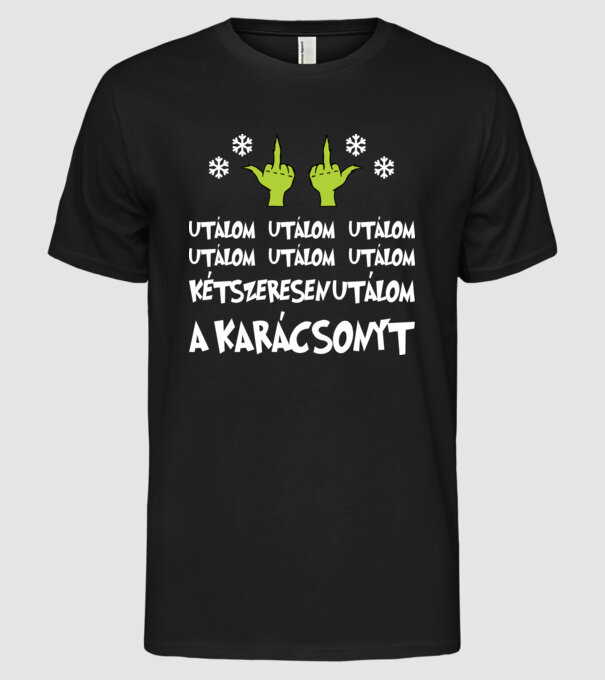  minta fekete pólón