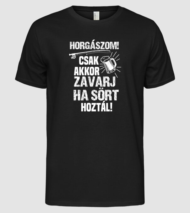  minta fekete pólón