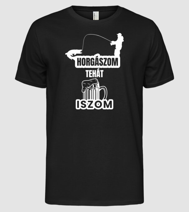  minta fekete pólón