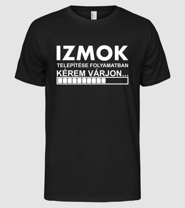  minta fekete pólón