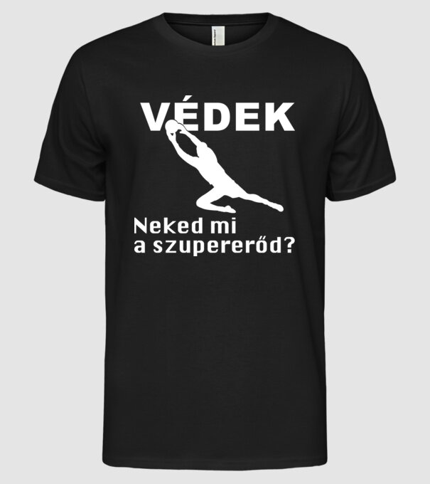  minta fekete pólón