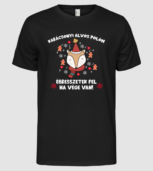  minta fekete pólón