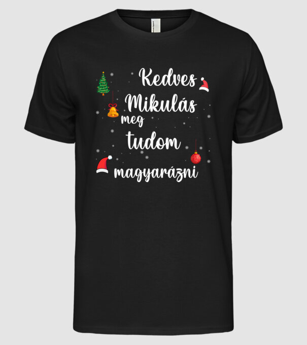  minta fekete pólón