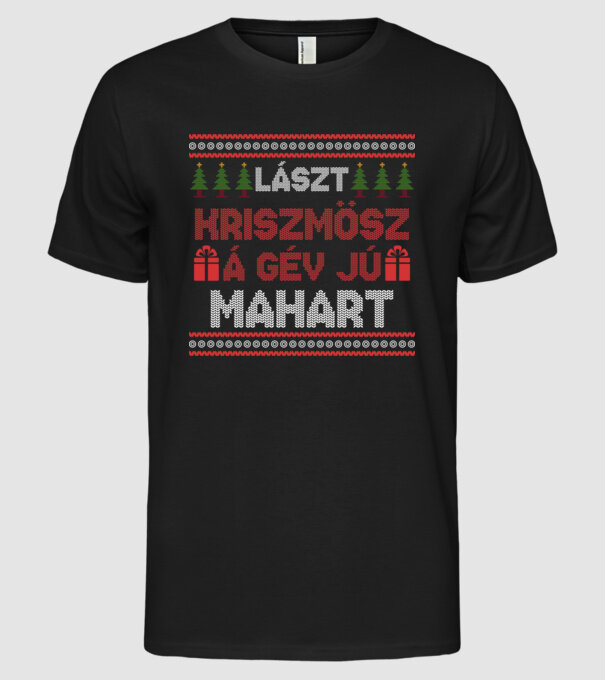  minta fekete pólón