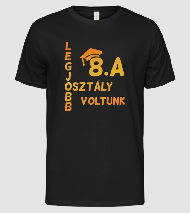  minta fekete pólón