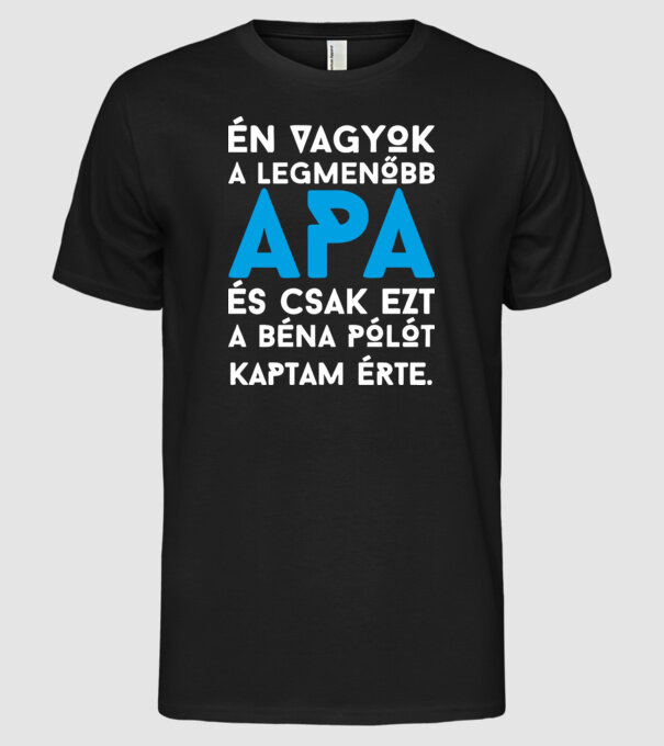  minta fekete pólón