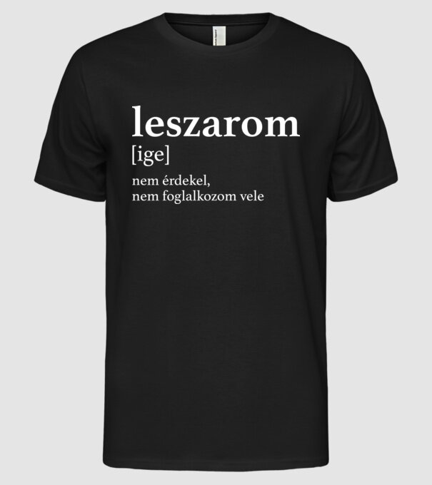  minta fekete pólón