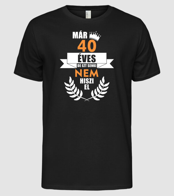  minta fekete pólón
