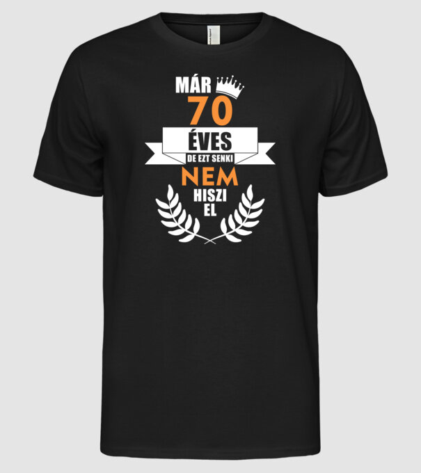  minta fekete pólón