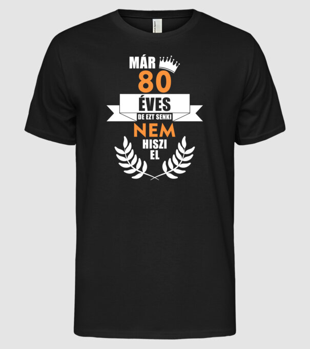  minta fekete pólón