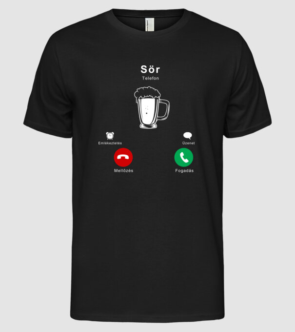  minta fekete pólón