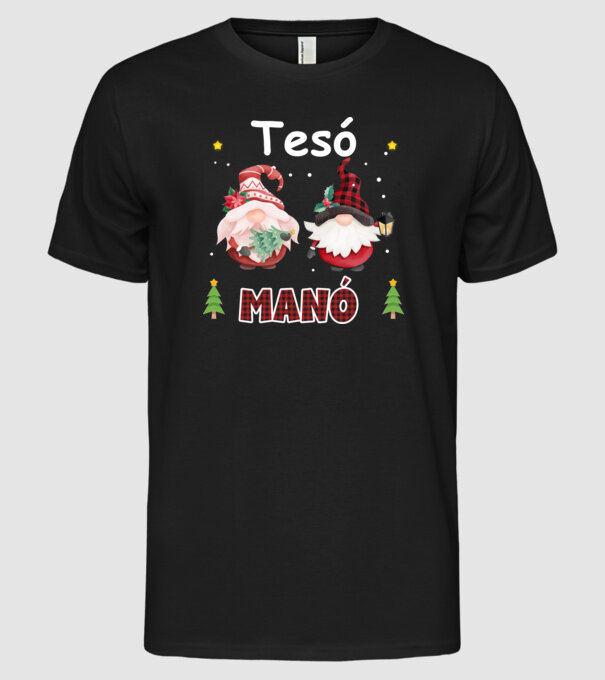  minta fekete pólón