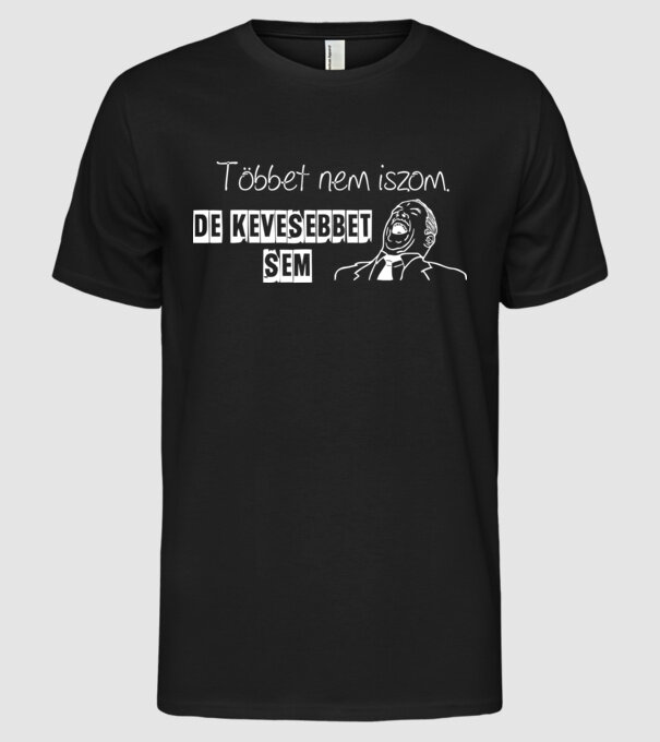 minta fekete pólón