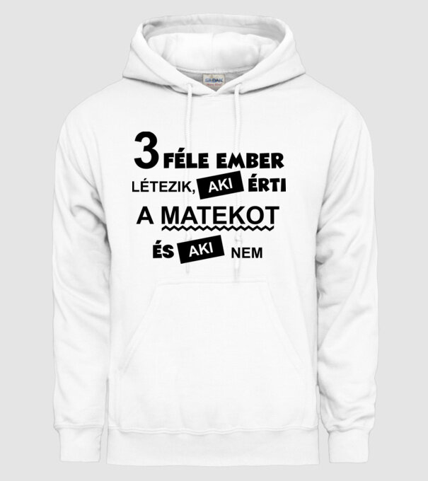  minta fehér pólón