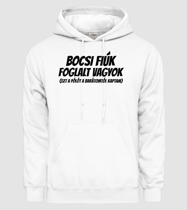  minta fehér pólón