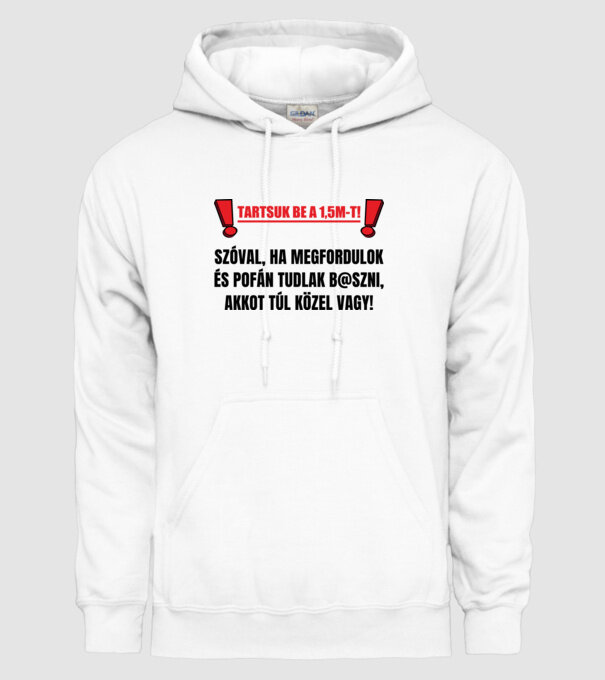  minta fehér pólón
