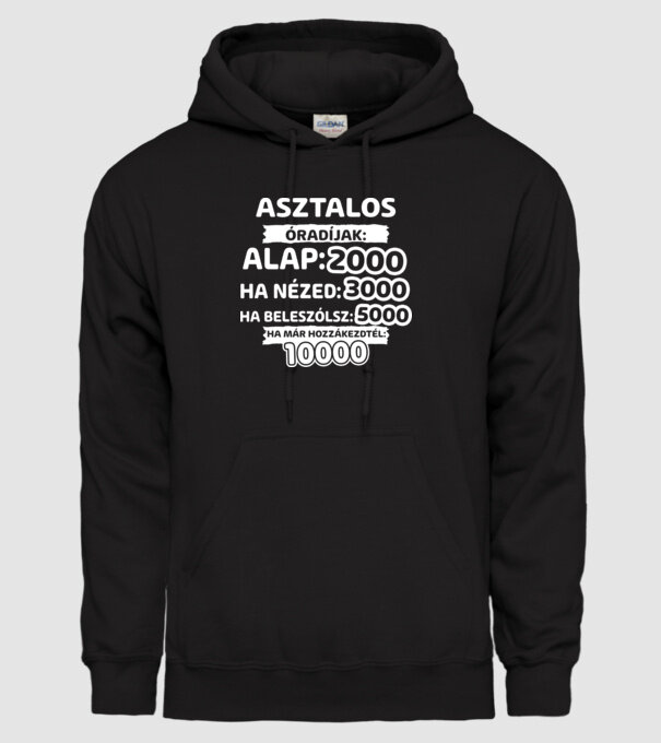  minta fekete pólón