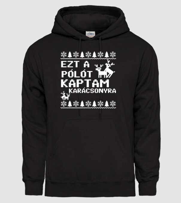  minta fekete pólón