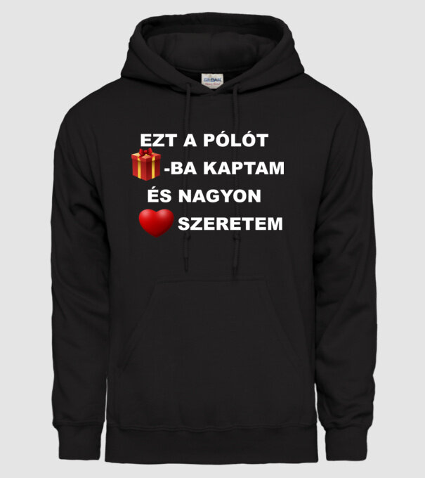  minta fekete pólón