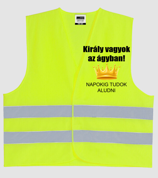  minta neonsárga pólón