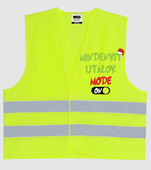  minta neonsárga pólón