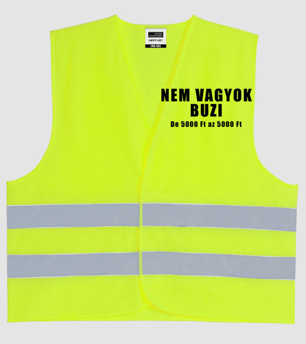  minta neonsárga pólón