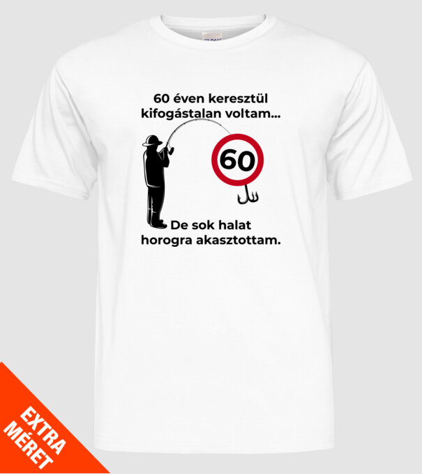  minta fehér pólón