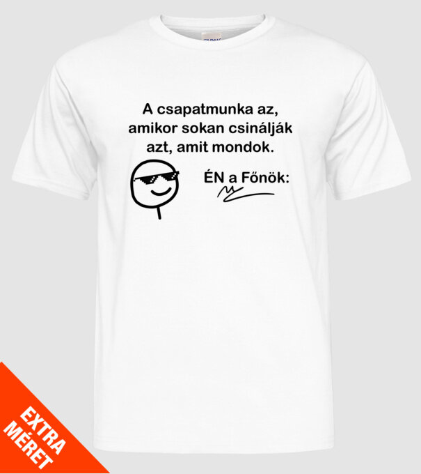  minta fehér pólón