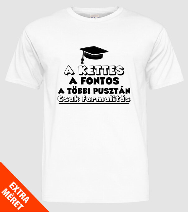  minta fehér pólón