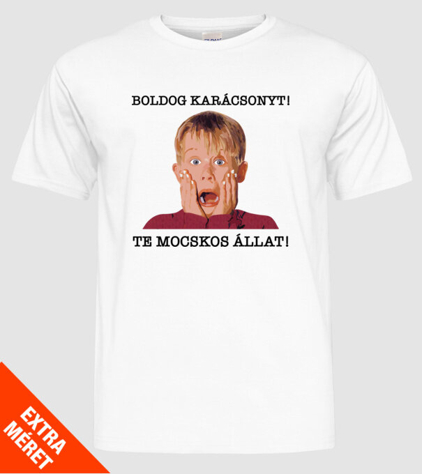 minta fehér pólón