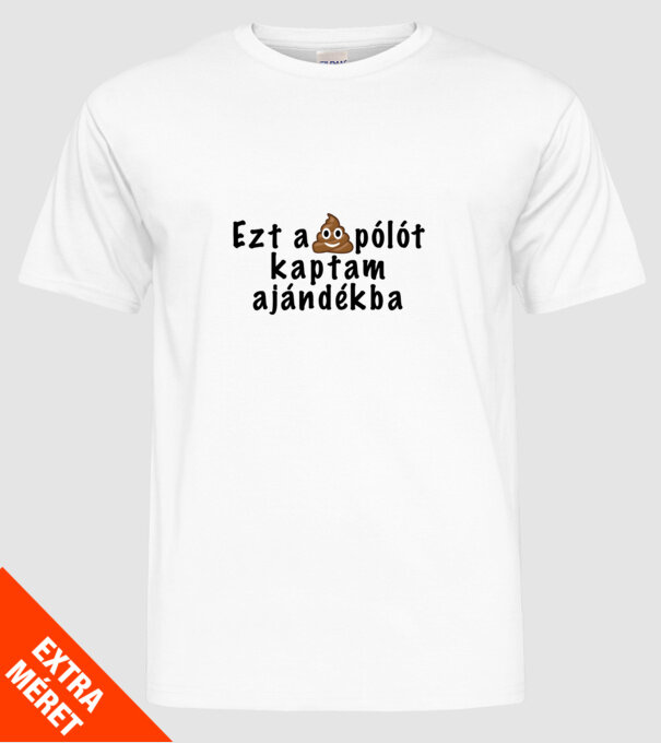  minta fehér pólón