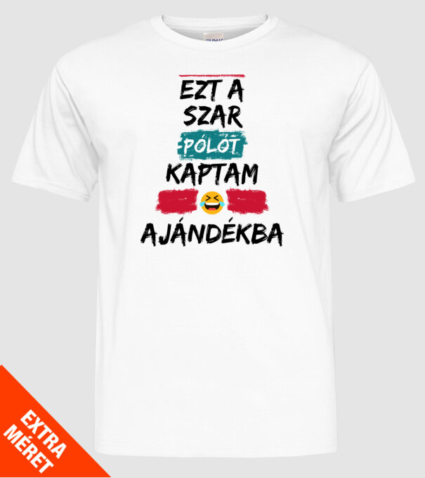  minta fehér pólón