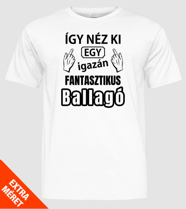  minta fehér pólón