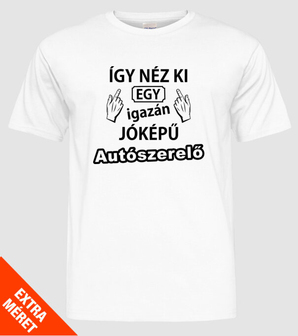  minta fehér pólón