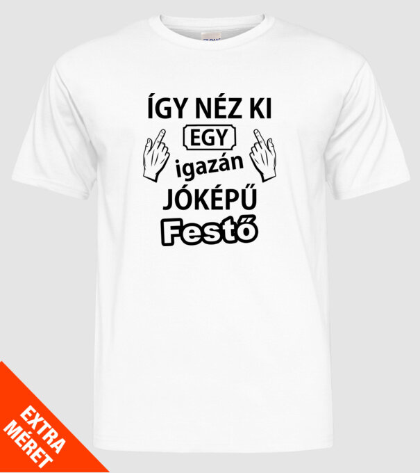  minta fehér pólón