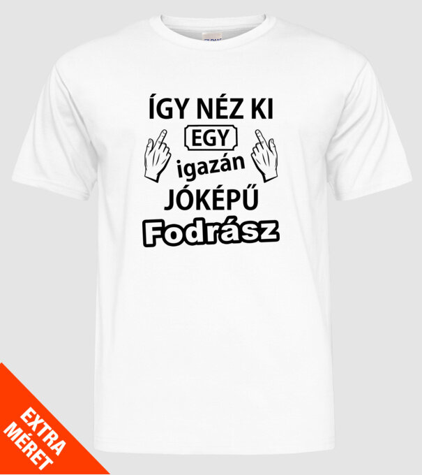  minta fehér pólón