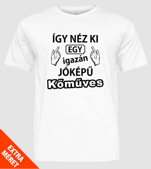  minta fehér pólón